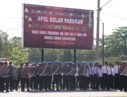 Amankan Idul Fitri 1444 H, Polres Pringsewu Gelar Apel Pasukan Operasi Ketupat