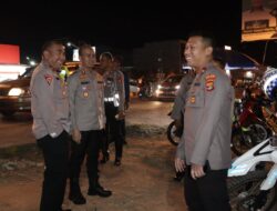 Kapolres Pringsewu Cek Kesiapan Pos Pengamanan Lebaran 2023