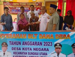 PEMDES KOTA NEGARA  SALURKAN  BLT DD 2023