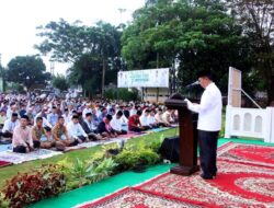 Pemkab Lampura Menggelar Shalat Idul Fitri 1444 Hijriyah