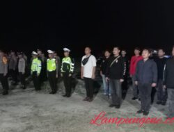 Polres Pesisir Barat Gelar Apel Pengamanan Malam Takbiran