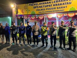 Ops Ketupat Krakatau 2023 Polri Bersama TNI Laksanakan Pengamanan Di Posyan Dan Tempat Wisata Berakhir.