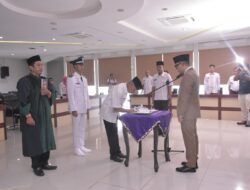 Lantik PAW Kakam Negeri Sungkai, Adipati Minta Kakam Rangkul Semua Elemen