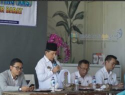 Ketua Tim TPPS A. Zulqoini Syarif, SH Membuka Resmi Desiminasi Audit Kasus Percepatan Penurunan Stunting Tahap ll Di Pesisir Barat