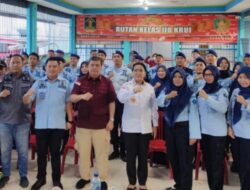 Kunjungan Kerja Kepala Kantor Wilayah Kemenkumham Lampung Ke-Rutan Kelas llB Krui Beri Pengutan Petugas Sekaligus Peninjauan Tanah Milik Kanwil Kemenkumham Lampung.