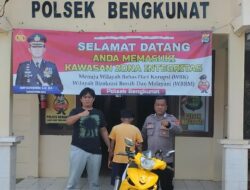 Tekab 308 presisi Polsek Bengkunat Polres Pesisir Barat Bekuk DPO Kasus Curanmor