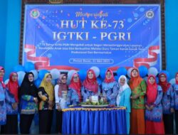 Bunda Paud Kabupaten Pesisir Barat Membuka Secara Resmi Pembukaan HARDIKNAS DAN HUT IGTKI – PGRI Yang KE-73 Tahun 2023