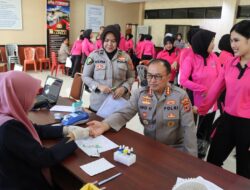 Sambut Hari Bhayangkara ke-77, Polresta Bandar Lampung Gelar Bakti Kesehatan Donor Darah