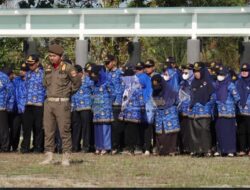 Upacara Hari Lahirnya Pancasila Dan Upacara Paripurna Bulanan Lingkup Pemkab Pesisir Barat