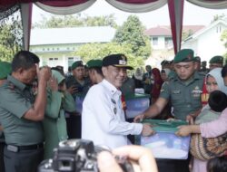 Danrem 043/Garuda Hitam Sambangi Kodim Way Kanan