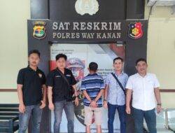 Diduga Lakukan KDRT, Seorang Ayah Diamankan Unit PPA Polres Way Kanan