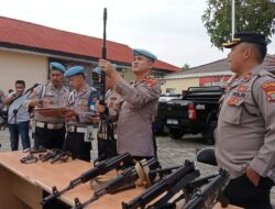 Propam Cek Kelengkapan Inventaris Personil Polres dan Polsek Pesisir Barat
