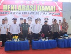Polres Lampura Amankan Pilkades Serentak