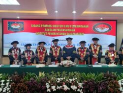 Dendi Raih Gelar Doktor Bidang Ilmu Pemerintahan Sekolah Pascasarjana IPDN