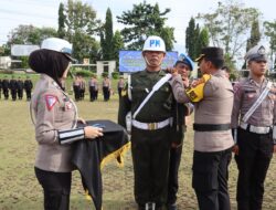 Polres Lampura Laksanakan Apel Gelar Pasukan Ops Patuh Krakatau 2023