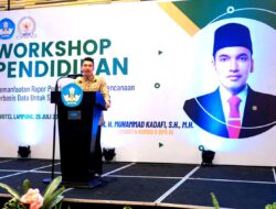 Muhammad Kadafi Jadi Keynote Speaker Workshop Pendidikan Kepala Sekolah di Pesawaran
