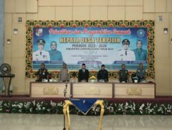 Polres Lampura Amankan Pelantikan 91 Kades Terpilih