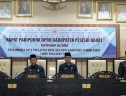 Ketua DPRD Pimpin Langsung Rapat Paripurna Kebijakan Umum Anggaran Prioritas dan Plafon APBD TA 2024