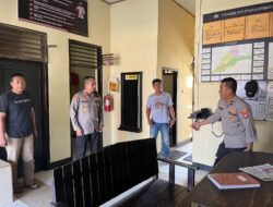Tingkatkan Pelayanan, Kapolres Metro Cek Sarpras dan Piket Jaga Polsek