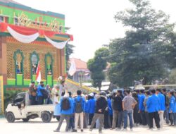 Meski Internal, Polres Metro Kawal Unras Mahasiswa