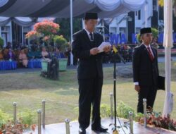 Bupati Jadi Inspektur Upacara Peringatan Hari Veteran ke-74 di Lampura