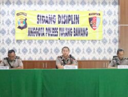 Propam Polres Tuba Gelar Sidang Disiplin Dua Personel