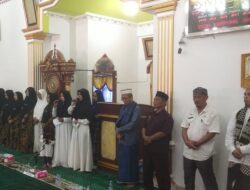 Ketua Umum BKMT Pesibar Hadiri Pengajian Rutin Bulanan Di Masjid Al Khotob Kampung Jawa