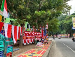 Jelang HUT RI ke-78, Pedagang Bendera Mulai Ramai di Jalan Protokol Bandar Lampung