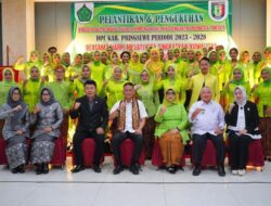 Pj Bupati Pringsewu Kukuhkan Pengurus DPC HARPI Melati 2023-2028