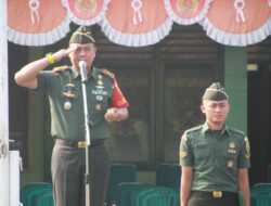 Kodim 0426 Tuba Gelar Upacara Pengibaran Bendera Mingguan