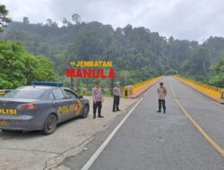 Polsek Pesisir Utara Patroli Perbatasan Provinsi Lampung-Bengkulu
