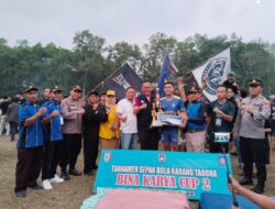 Ratusan Aparat Amankan Final Tournamen Bina Karya Cup II Pandansurat