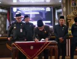 DPRD Way Kanan Gelar Paripurna Pengesahan APBDP 2023