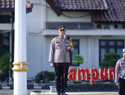 Kapolres Lampura Ingatkan Anggota Tingkatkan Kedisiplinan