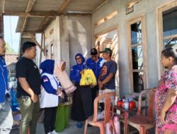 DPC Peradi Gedong Tataan Beri Bantuan Korban Kebakaran Rumah