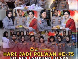 Hari Jadi Polwan ke 75, Polres Lampura Gelar Syukuran