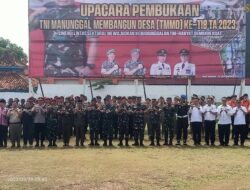 Wabup Way Kanan Resmi Buka Kegiatan TMMD ke-118