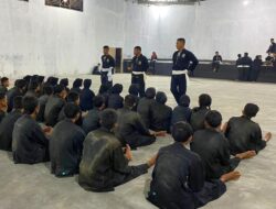 Anggota TMMD Way Kanan Jalin Silaturahmi Bersama Ranting PSHT Baradatu