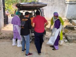 Polres Lampura Evakuasi Penemuan Mayat di Rumpun Bambu Dusun 6 Cahaya Mas