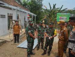 Kasrem 043/Gatam Damping Aster Kasad Tinjau Lokasi TMMD ke-118 Kodim 0427/WK