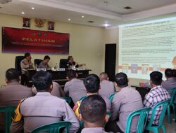 Humas Polda Lampung Berikan Pelatihan Peningkatan Kemampuan Jurnalistik di Polres Way Kanan