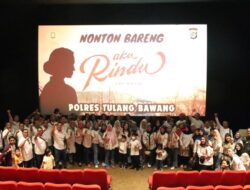 Polres Tuba Gelar Nobar Film “Aku Rindu”