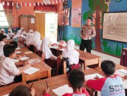 Satlantas Polres Tuba Berikan Edukasi Sejak Dini ke Ratusan Pelajar SD