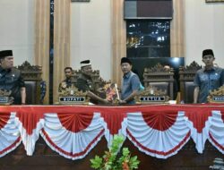 DPRD LamTim Gelar Paripurna Peyampaian Rancangan KUA Dan PPAS APBD 2024