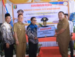 Pj Bupati Tuba Hadiri Penyerahan Bantuan Exsavator dan Kincir Angin dari Pemerintah Pusat