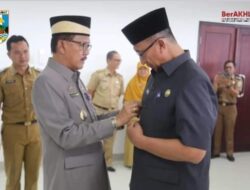 Agus Istiqlal Lantik Pj Sekda Pesisir Barat