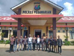 FKWKP Gelar Audensi dengan Kapolres Pesawaran Jalin Sinergitas