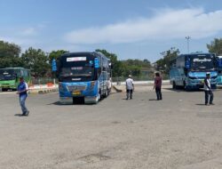 Jelang Nataru, Bus di Terminal Rajabasa Lakukan Ram Check