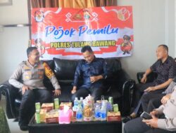 Kapolres Tuba Sambangi Kantor KPU dan Bawaslu