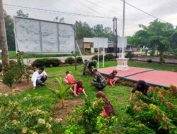 Koramil 426-04 Banjar Agung Gotong Royong Bersama Masyarakat Berantas Jentik Nyamuk